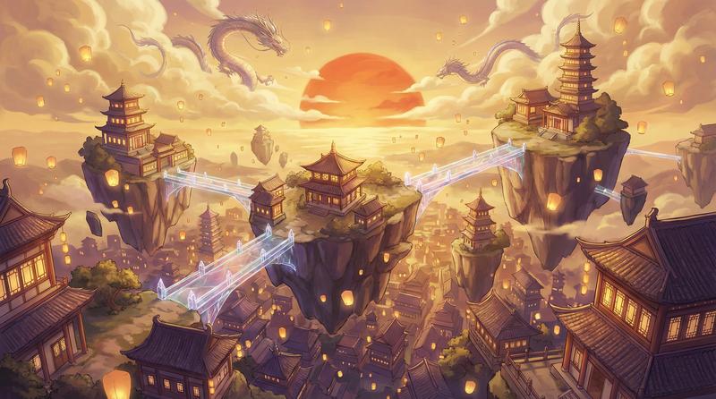 91航拍视频演示-幻境之城